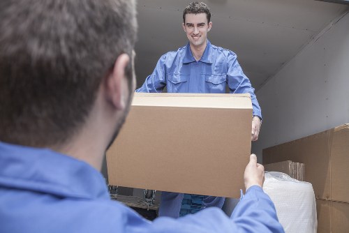 Removal team preparing a house move in Bigginhill