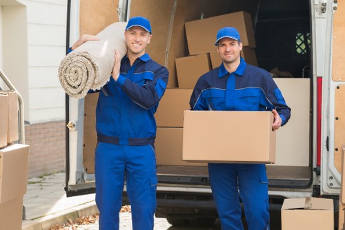 Loading furniture with a man and van team in Bigginhill