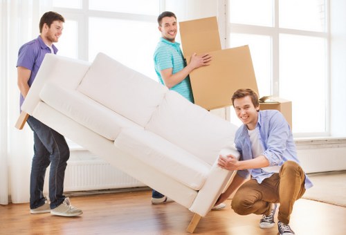 Careful packing and furniture handling during a Bigginhill house move