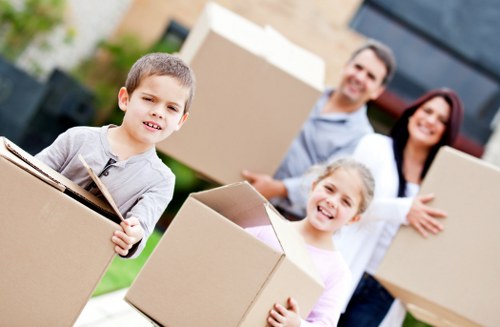Local business move with careful unloading and placement at the new premises
