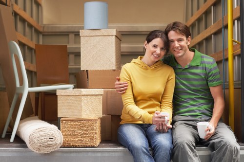 Packing and furniture handling during a Bigginhill house move