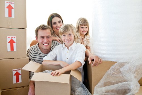 Commercial removals team supporting a business move in Bigginhill