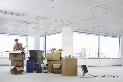 Professional movers handling a home relocation in Bigginhill
